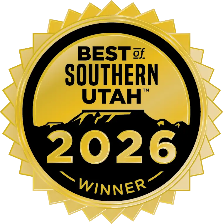 2026 Gold Medal "Best Yoga in Southern Utah" 2026 Gold Medal "Best Hot Yoga in Southern Utah"